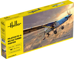 Bild von Pilatus PC-6 Porter CH-Version Heller Plastikmodellbausatz Schweizer Luftwaffe 1:48